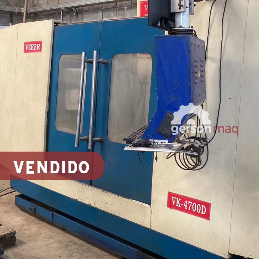 FRESADORA CNC VEKER MODELO VK4700 D ANO 2004